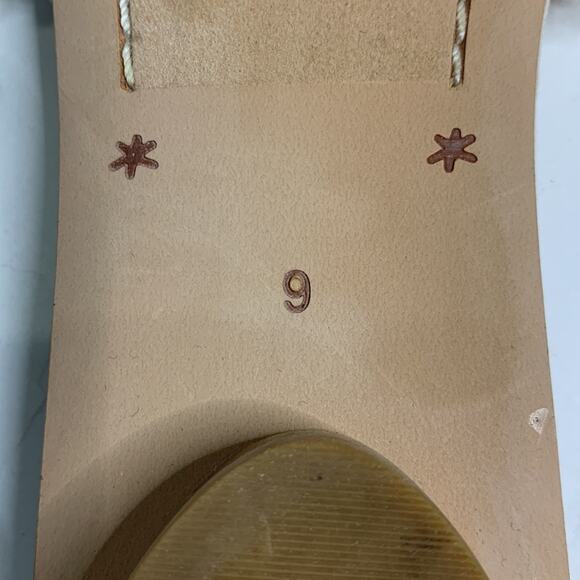 Splendid Cream Fringe Baldwyn Slide Flat Boho Sandals S-100 Size 9 - Picture 9 of 10